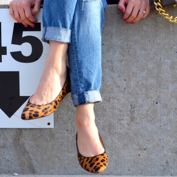 madewell leopard flats